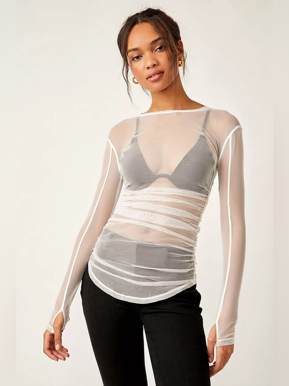 Free People Intimately Last Layer Sheer Top